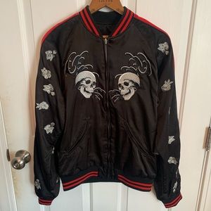 diesel satin bomber jacket